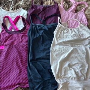 lululemon athletica Tank Tops - Pink, Purple, Black, White